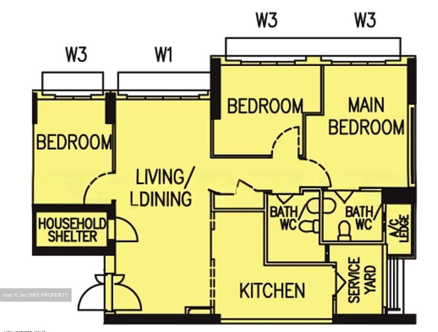 Blk 415C Waterfront I @ Northshore (Punggol), HDB 4 Rooms #575619591